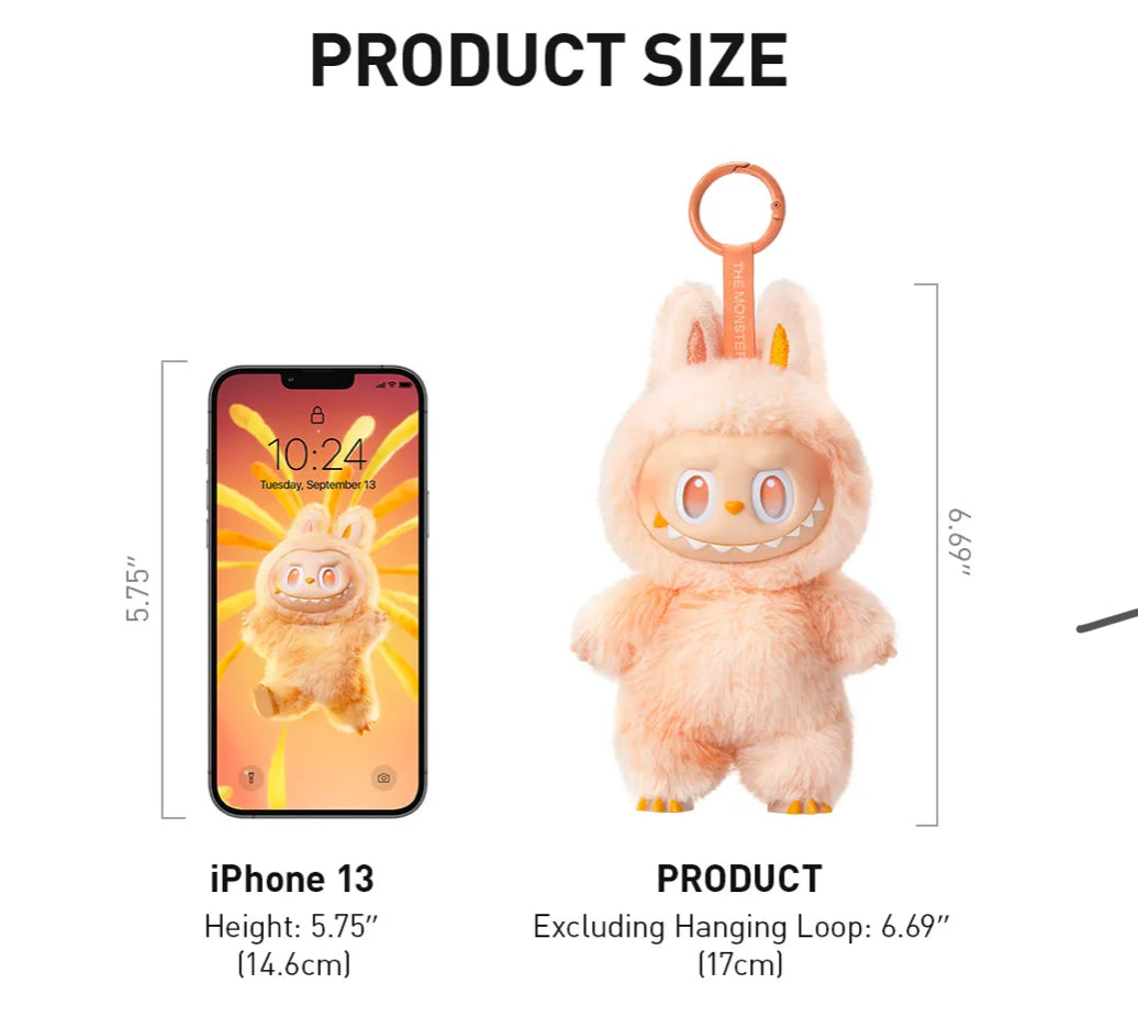 THE MONSTER Big into Energy Series- Vinyl Plush Pendant Blind Box