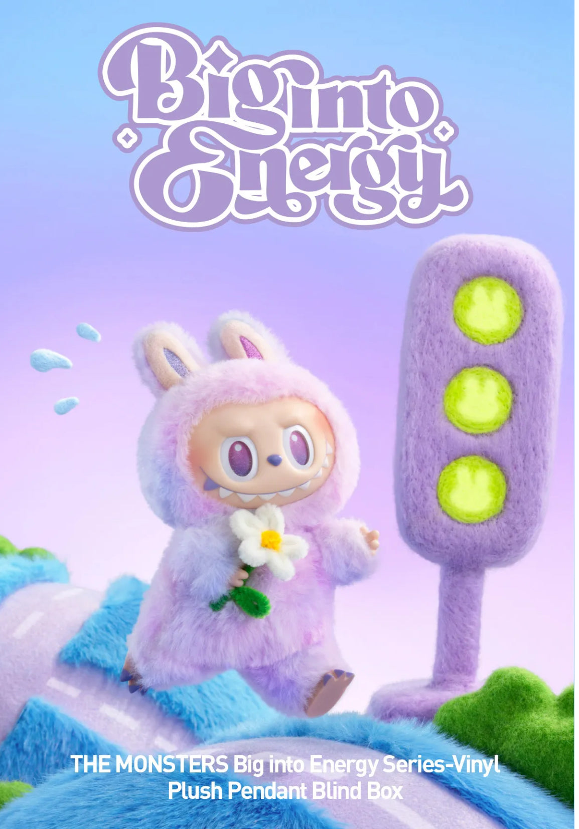 THE MONSTER Big into Energy Series- Vinyl Plush Pendant Blind Box