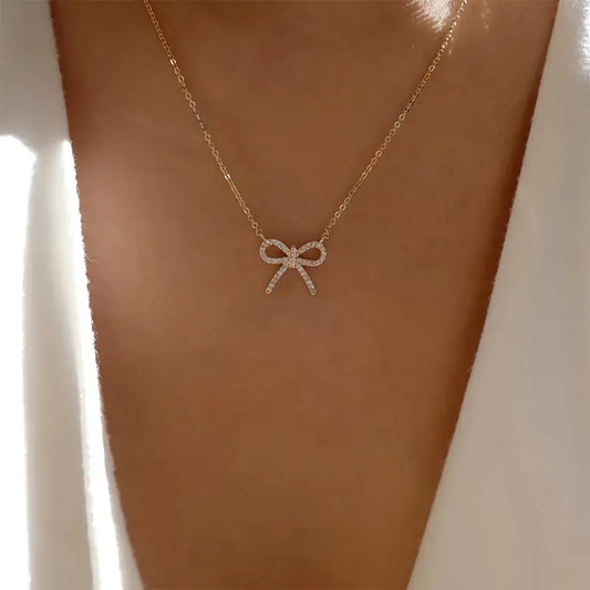 RINA BOW NECKLACE