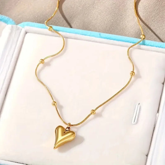 Heart lock  necklace