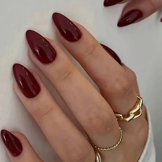 Cherry Mocha Nails